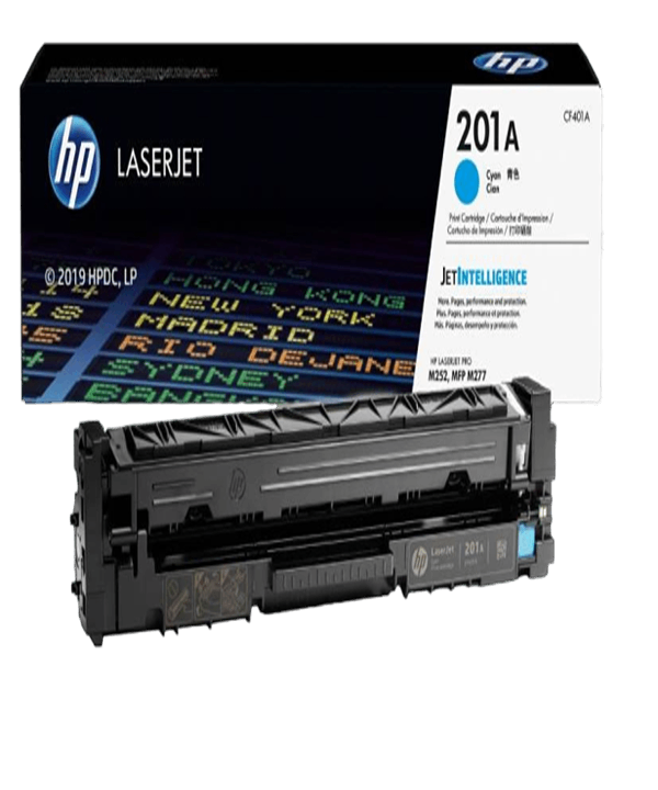 کارتریج تونر اچ پی HP 201A رنگ آبی با کیفیت بالا، عملکرد قابل اعتماد، و سازگاری با چاپگرهای مختلف کارتریج تونر اچ پی HP 201A رنگ آبی
